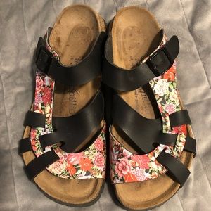 Pisa Style Floral Birkenstock Sandals